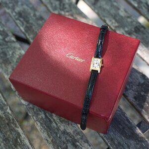 Cartier tank americaine yellow gold